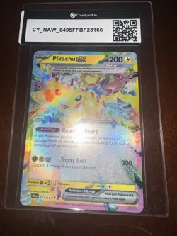 Pikachu ex - 57/191 - Double Rare - Rare Pokemon Card Surging Sparks - Gradeable - Image 2