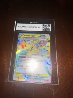 Pikachu ex - 57/191 - Double Rare - Rare Pokemon Card Surging Sparks - Gradeable - Image 3