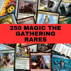 250 MAGIC THE GATHERING RARES - RANDOM MTG RARES JOB LOT - MTG RARES BUNDLE - Image 1