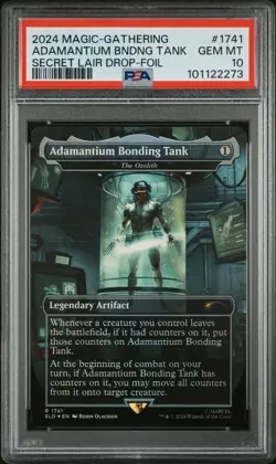 MTG MARVEL SECRET LAIR FOIL Wolverine Adamantium Bonding Tank #1741 PSA 10 #2273 - Image 1