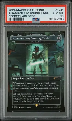 MTG MARVEL SECRET LAIR Wolverine Adamantium Bonding Tank #1741 PSA 10 #2288 - Image 1