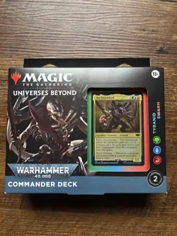 MTG Universes Beyond: Warhammer 40K - Tyranid Swarm Commander Deck - New Sealed - Image 1