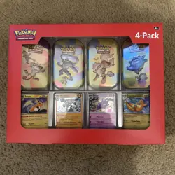 2025 Pokemon Scarlet and Violet 151 Mini Tin 4-Pack SEALED SHIPS NOW! - Image 1