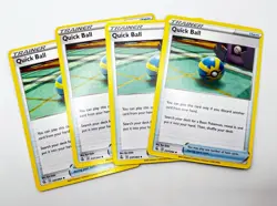 Quick Ball 237/264 x4 4x Pokemon Card Fusion Strike Playset - Image 1