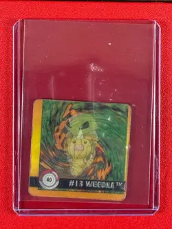 1999 ArtBox Pokemon Action Flipz Premier Edition Weedle / Kakuna #40 - Image 1