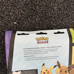 Pokemon Back to School Eraser Pack Pikachu Eevee Evolving Skies Astral Radiance - Image 5