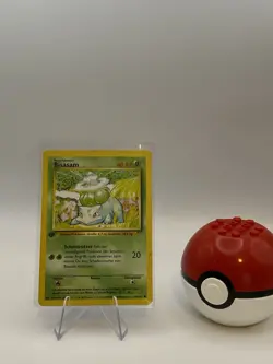 Bulbasaur Bisasam 44/102 - Pokemon TCG - Base Set GERMAN - 1st Edition - Image 1