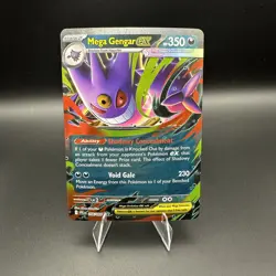 Pokemon TCG Mega Gengar ex 056/094 Me02: Phantasmal Flames NM PACK FRESH - Image 1