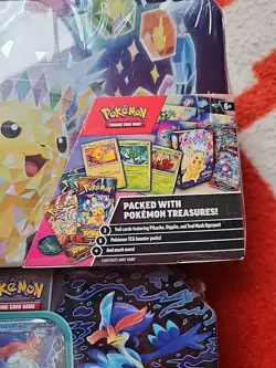 Pokemon TCG: Fall 2024 Collector Chest (Surging Sparks Theme) Pikachu + Bonus - Image 3