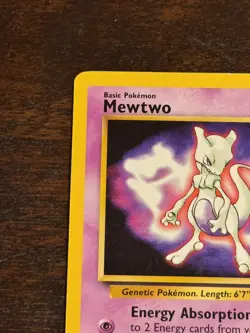 Vintage Pokemon TCG Mewtwo #3 Pokemon The First Movie WOTC Promo Factory Stamped - Image 2