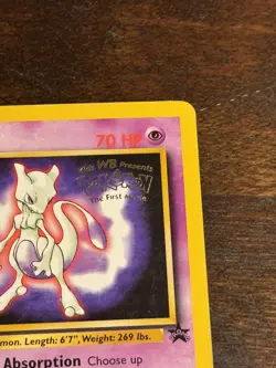 Vintage Pokemon TCG Mewtwo #3 Pokemon The First Movie WOTC Promo Factory Stamped - Image 3