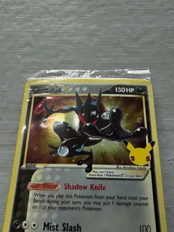 Pokemon TCG Greninja Gold Star SWSH144 - Celebrations Black Star Promo - Sealed - Image 3