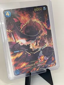 One Piece TCG Op-14 The Azure Sea’s Seven EB01-023 Edward Weevil SP English - Image 1