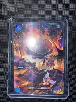 One Piece TCG Op-14 The Azure Sea’s Seven EB01-023 Edward Weevil SP English - Image 2
