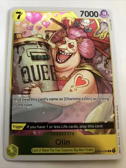 One Piece Kingdoms Of Intrigue Olin Foil OP04-099 NM Rare - Image 1