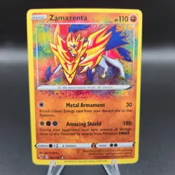 Zamazenta 102/185 Pokemon Card - Swsh04: Vivid Voltage - NM - Image 1