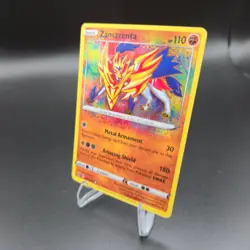 Zamazenta 102/185 Pokemon Card - Swsh04: Vivid Voltage - NM - Image 2