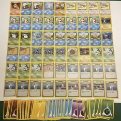 Pokemon Cards Vintage: 54 Base Set 2 Commons & Uncommons + 53 Energy - MP - LP - Image 1