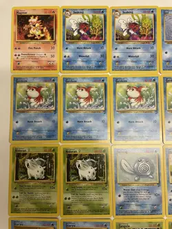 Pokemon Cards Vintage: 54 Base Set 2 Commons & Uncommons + 53 Energy - MP - LP - Image 4