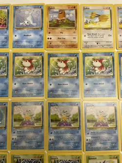 Pokemon Cards Vintage: 54 Base Set 2 Commons & Uncommons + 53 Energy - MP - LP - Image 5