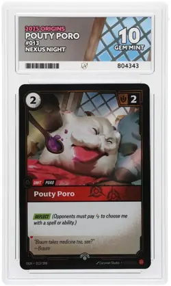 Sequential Set ACE 10 4x Poros Riftbound Origins Nexus Night Promo Cards - Image 2