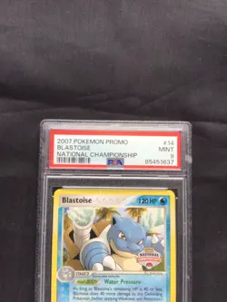 Pokemon Cards: National Championship Promo: Blastoise 14/100 PSA 9 - Image 3
