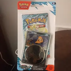 Pokemon TGC Journey Together Scraggy Single Booster W/coin & Promo Card - Image 1