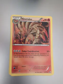 Pokemon Ninetales Legendary Treasures Regular Card 21/113 - Image 1