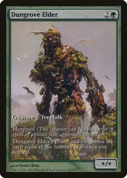 Dungrove Elder -Foil Light Play MTG Promos: Game Day and Store Championship - Image 1