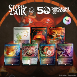 D&D: Exhibition of Adventure - Secret Lair - Rainbow Foil - Sealed - Magic MTG - Image 2