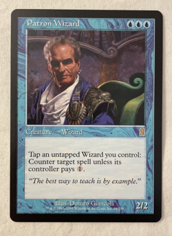 1x Patron Wizard Odyssey MTG Magic the Gathering NM - Image 1