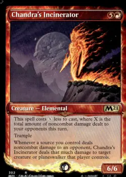 Core Set 2021 #302 Chandra's Incinerator (Showcase) - Image 1