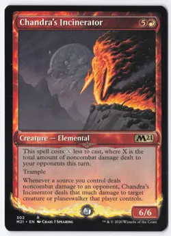Chandra's Incinerator (Showcase) Normal R Core Set 2021 302 NM - Image 1