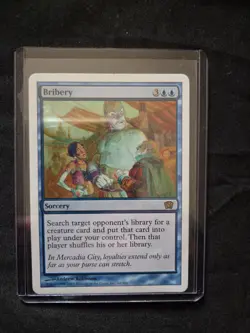 MTG Bribery 8th Edition core set, RARE, EX condition, 2003 - Image 1