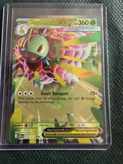 Pokemon TCG Mega Meganium Ex 010/217 Ascended Heroes. NM - Pack Fresh - Image 1