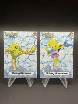 Shining Hitmonlee Hitmonchan Pokemon 2024 Shiny Infinity Set US Seller - Image 1