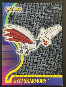 Pokemon Skarmory #227 Topps Johto League Champions - Image 1