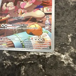 Pokemon TCG Gurdurr Full Art 126/086 Black Bolt. Illustration Rare NM - Image 2