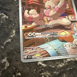 Pokemon TCG Gurdurr Full Art 126/086 Black Bolt. Illustration Rare NM - Image 3