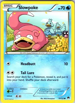 Slowpoke 19/122 XY - BREAKpoint Pokemon TCG LP/MP Normal - Image 1