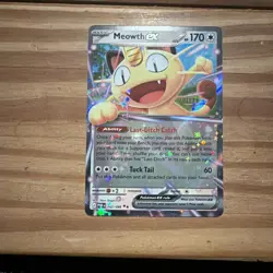 Meowth ex 62/88 Double Rare Pokemon Perfect Order ME03 NM - Image 1