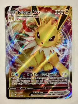 Pokemon TCG Evolving Skies Jolteon VMAX 51/203 Ultra Rare Holo (1) - Image 2