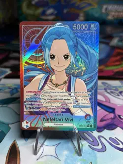 One Piece TCG - Nefeltari Vivi EB03-001 (Alt Art Leader) - Heroines Ed - English - Image 1