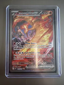 TCG Team Rockets Moltres EX Destined Rivals Card 229/182 SIR Pokemon NM - Image 1
