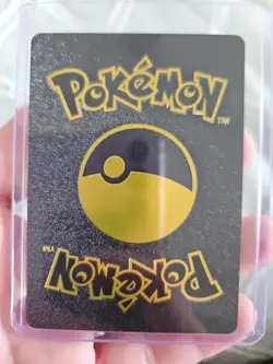 Mewtwo GX Black Foil Fan Art Premium Textured Collector Pokemon Card Psystrike - Image 2