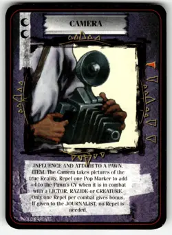 1995 Kult Reality is a Lie! Trading card game - CAMERA - Image 1