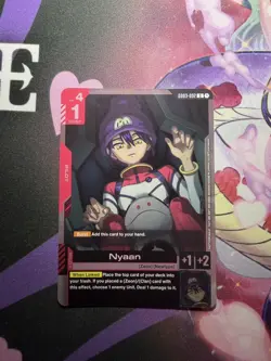 Nyaan (Store Tournament Participant Pack 03) - Gundam Promotional Cards - Image 1