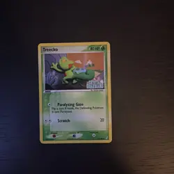 Pokemon TCG Treecko EX Crystal Guardians 67/100 Reverse Holo Common Card Stamped - Image 1