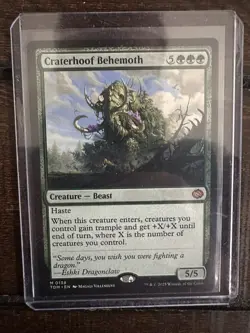 MTG Craterhoof Behemoth M Tarkir: Dragonstorm 138 NM - Image 1