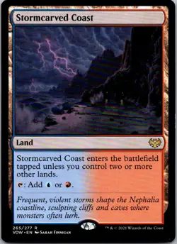 Stormcarved Coast R Innistrad: Crimson Vow 265 NM Normal - Image 1